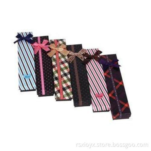 Jewelry Necklace Box Matt lamination Foam Insert Rectangula